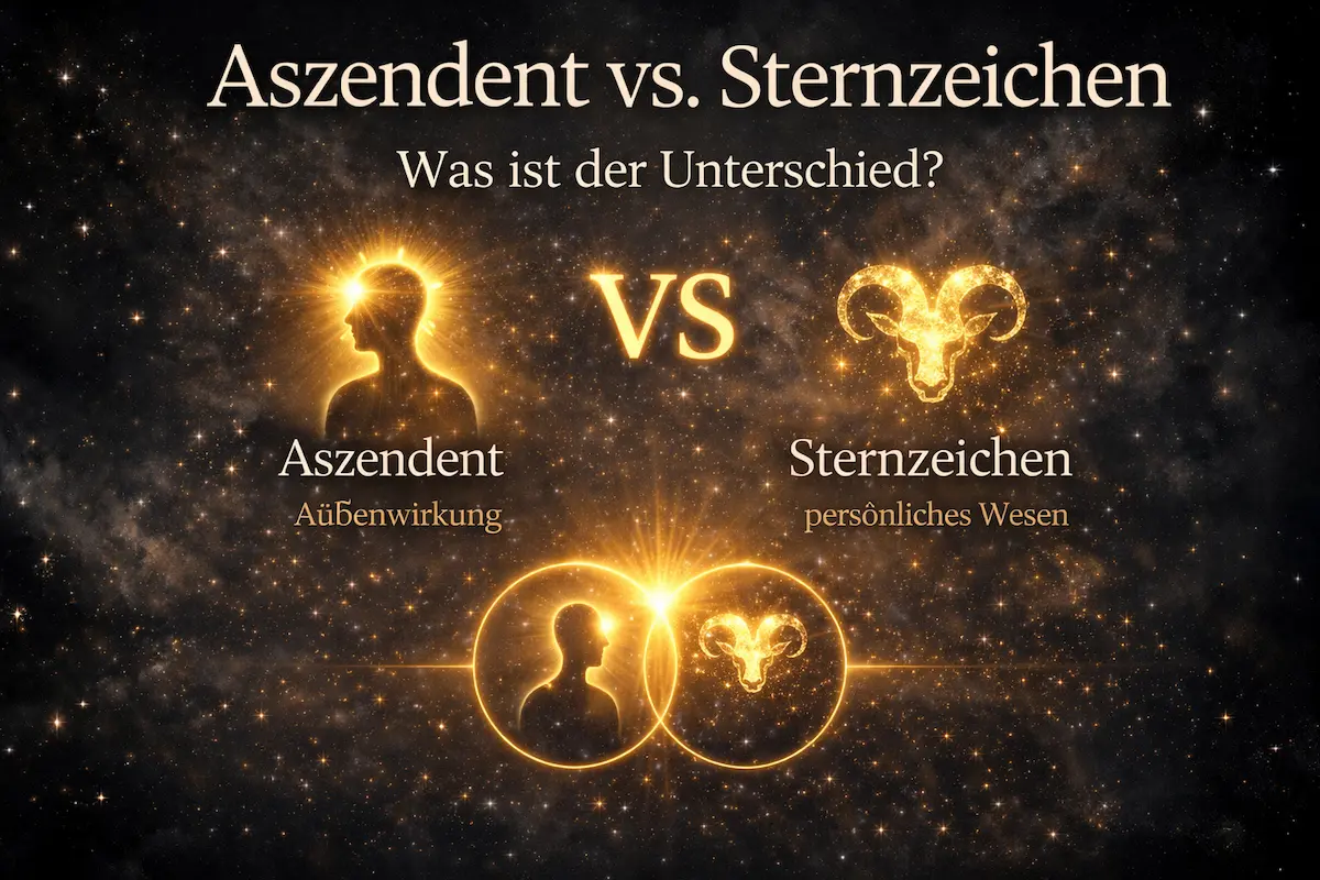 Aszendent vs. Sternzeichen – Was ist der Unterschied?