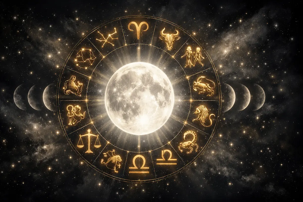 Mondzeichen: Was es bedeutet und wie du es berechnen kannst